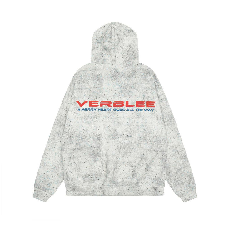 Splatter Paint Choas Hoodie     - VONVEX