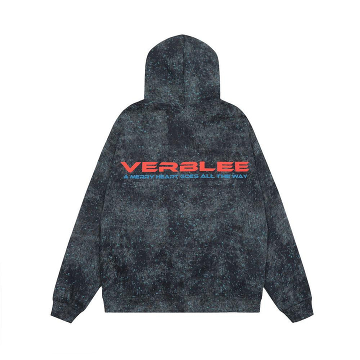 Splatter Paint Choas Hoodie     - VONVEX