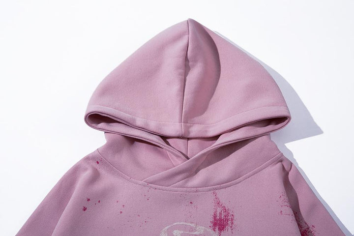 Splashed Ink Colorful Hoodie     - VONVEX