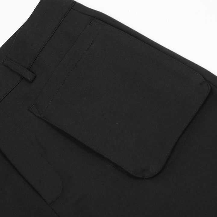 Three-Dimensional Cargo Patch Pants     - VONVEX