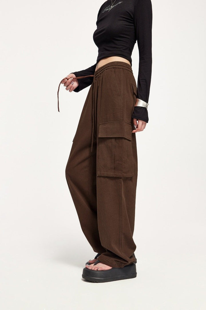 Spice Girl Straight Wide Leg Pants - VONVEX