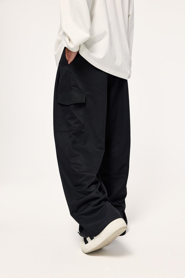 Double Pleated Outdoor Suit Trousers - VONVEX