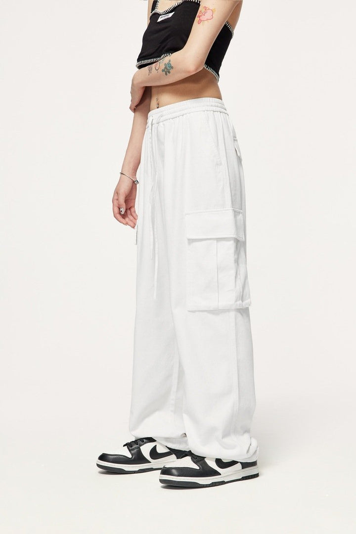 Spice Girl Straight Wide Leg Pants - VONVEX