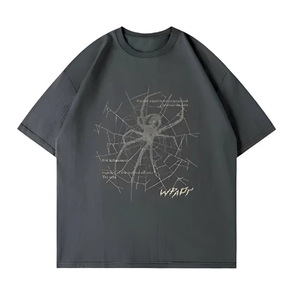 Loose Spider Vintage T-shirt - VONVEX
