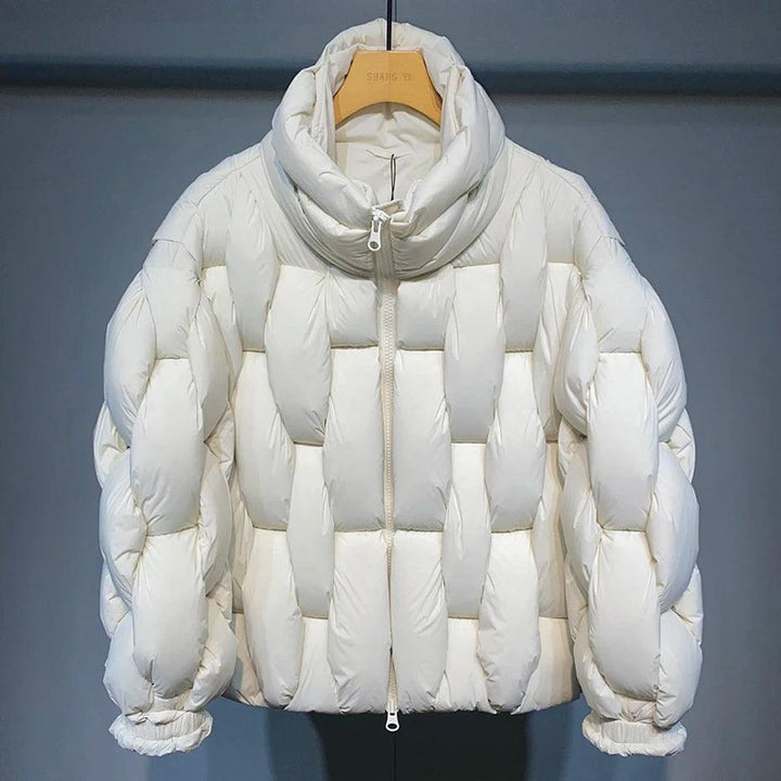 Luxury Square Weave Jacket     - VONVEX