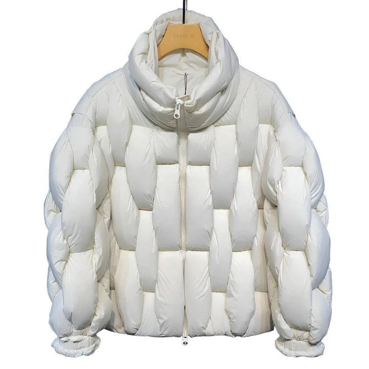 Luxury Square Weave Jacket     - VONVEX