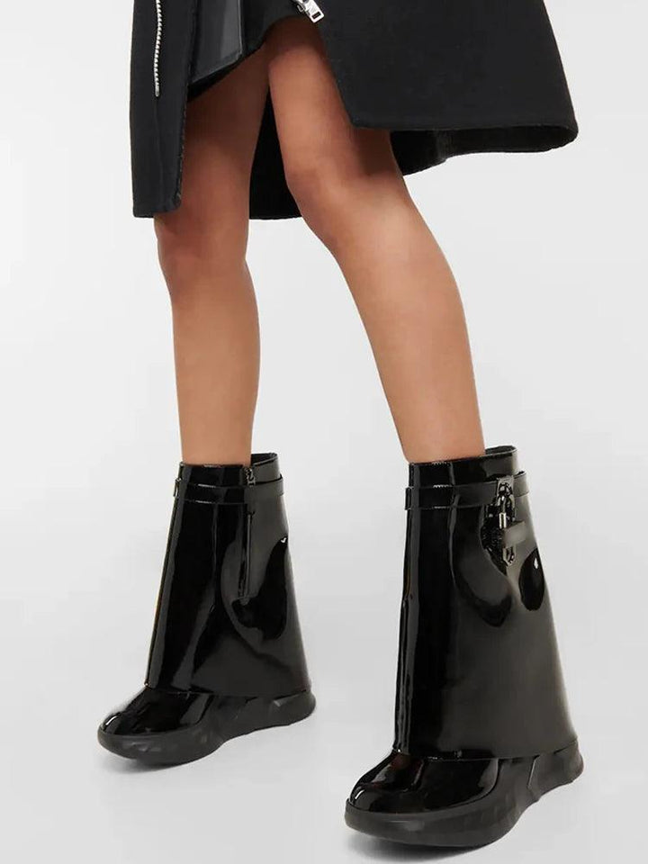 Luxury Women's Mid-Calf Boots - VONVEX