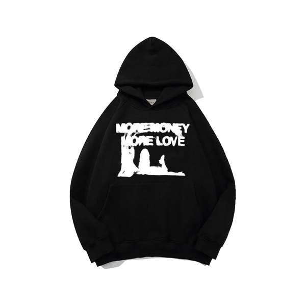 Y2K More Money More Love Hoodie     - VONVEX