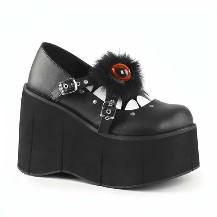 Nightfall Mary Jane Wedges shoes Black 35  - VONVEX