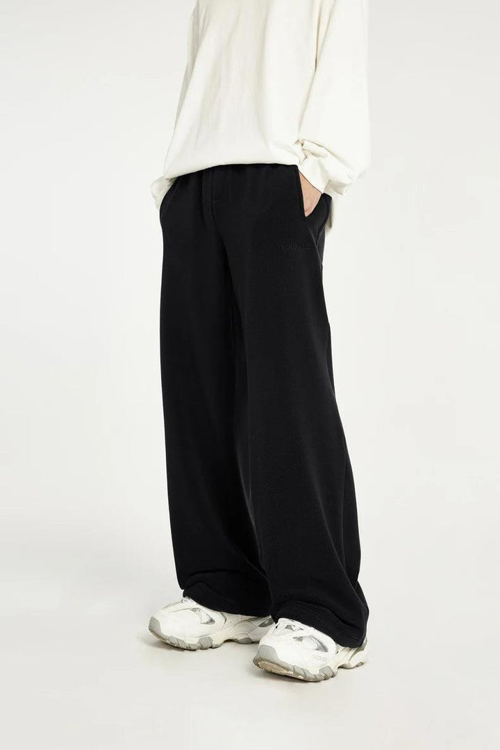 Thick Fleece Straight Leg Pant     - VONVEX