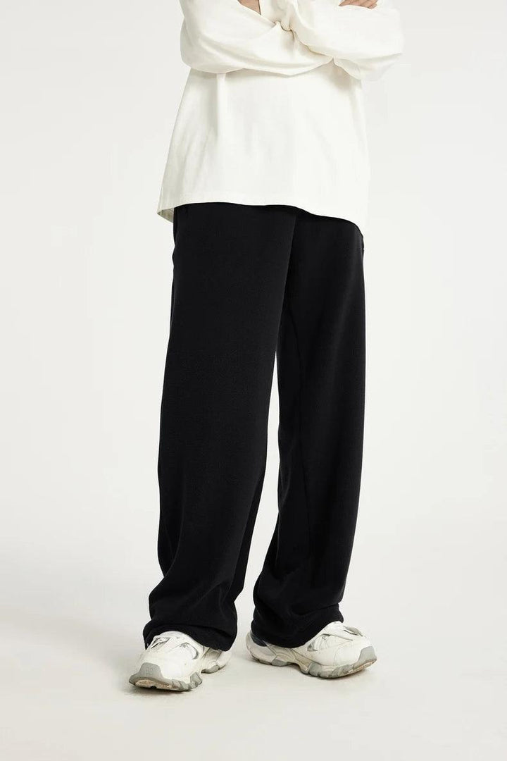 Thick Fleece Straight Leg Pant     - VONVEX