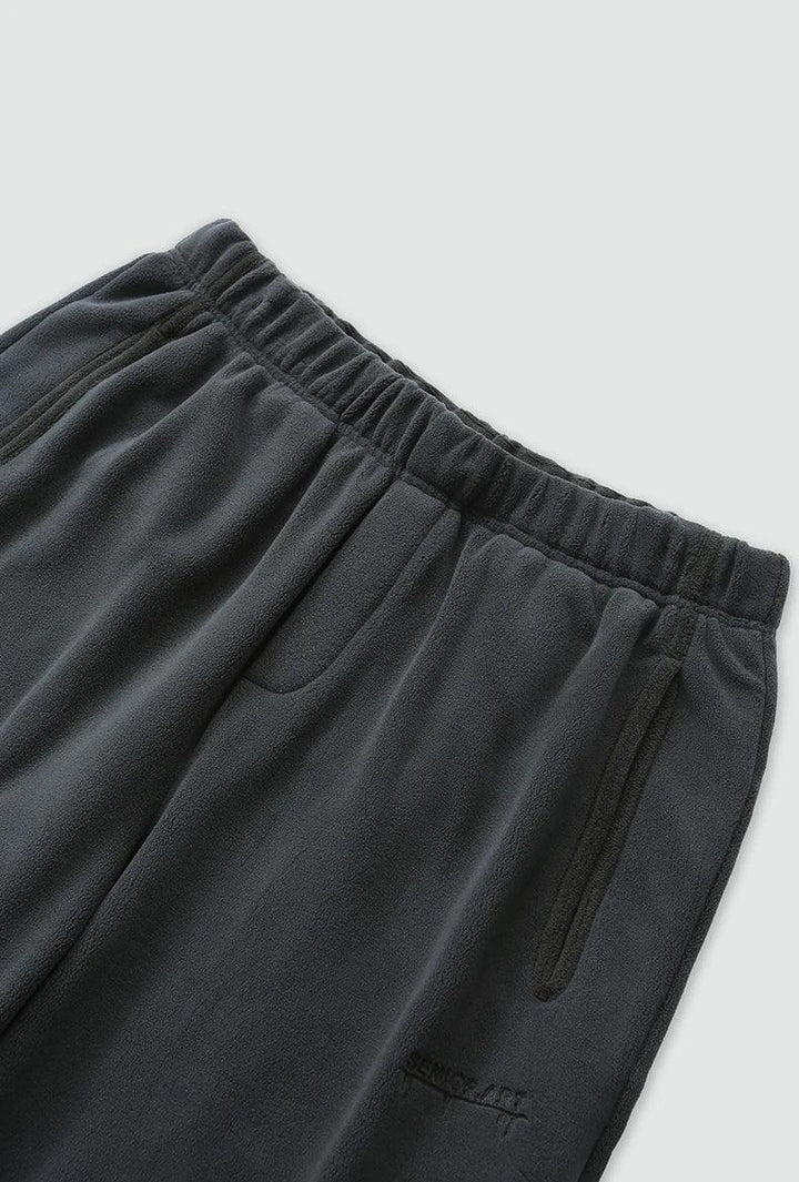 Thick Fleece Straight Leg Pant     - VONVEX