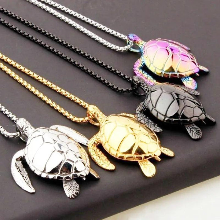 Turtle Pendant Necklace - VONVEX