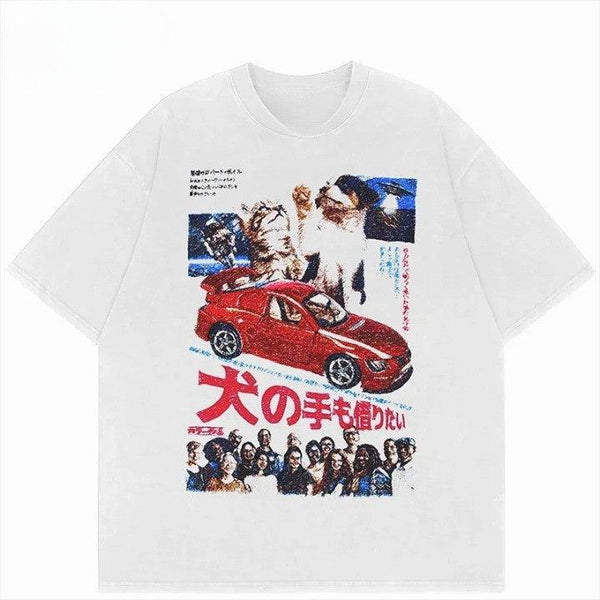 Cat Subra Tokyo Drift T-shirt  S   - VONVEX