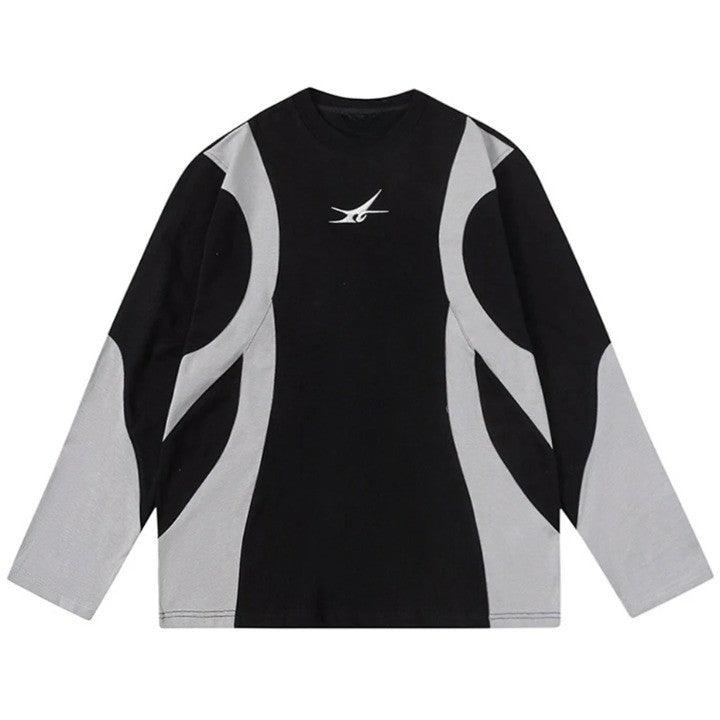 Y2K Long Sleeve Oversized T-Shirt     - VONVEX