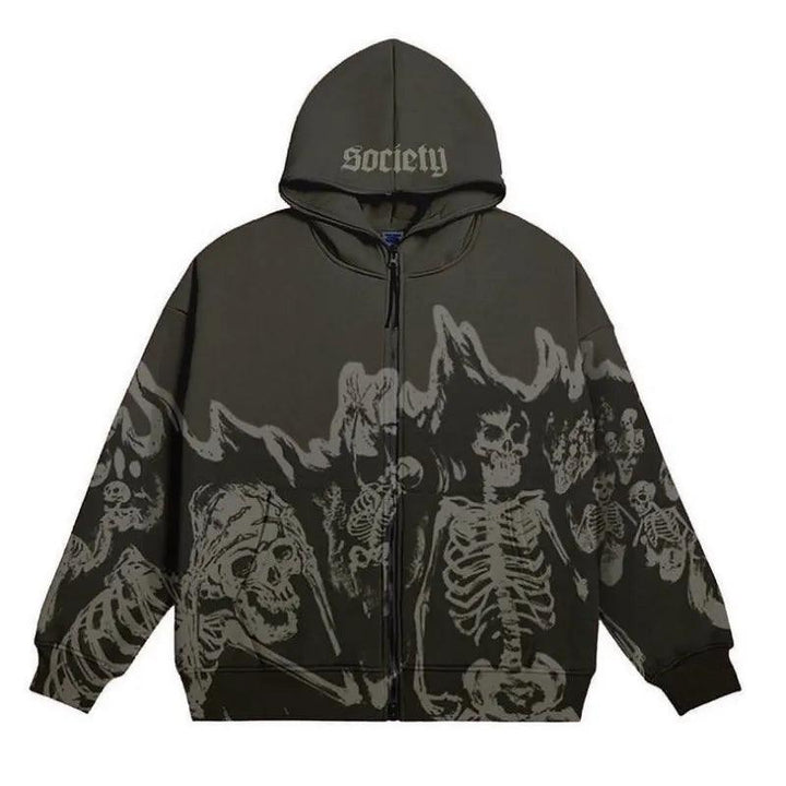 Gothic Anime Skull Jacket - VONVEX
