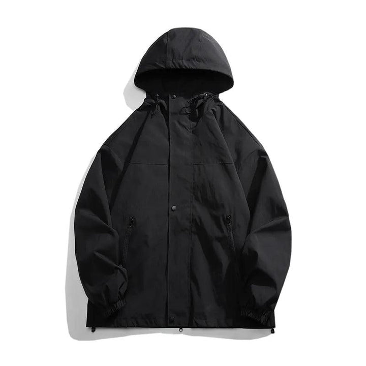 Hooded Bomber Jacket     - VONVEX