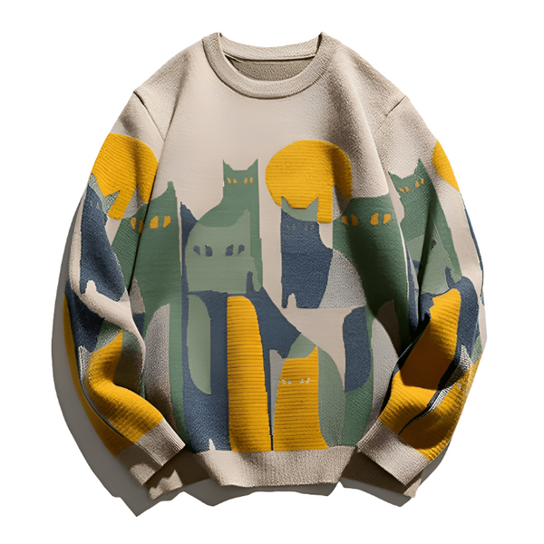 Y2K Wild Cats Sweater - VONVEX
