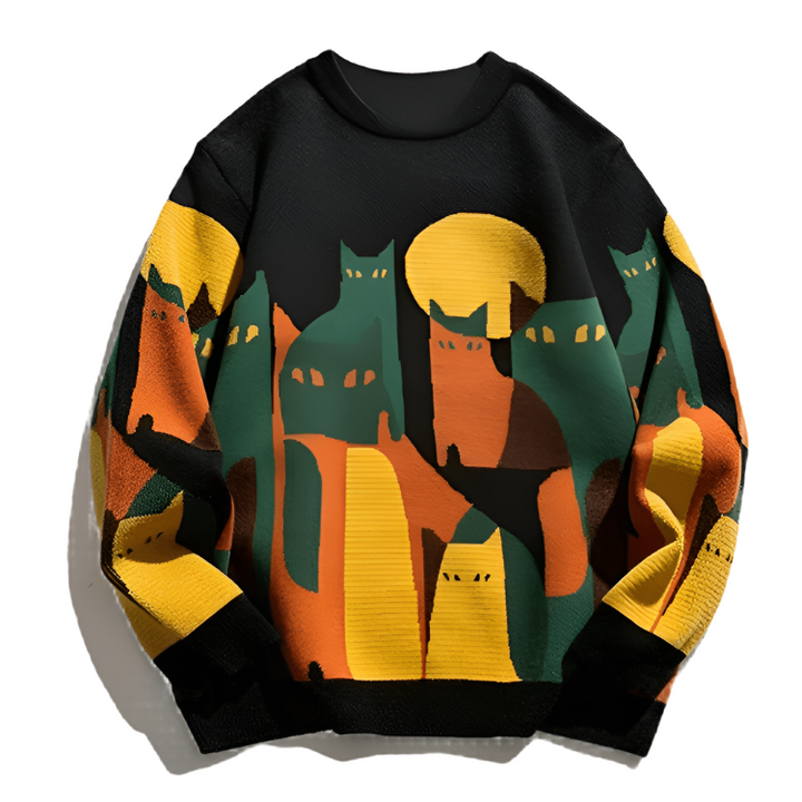 Y2K Wild Cats Sweater - VONVEX